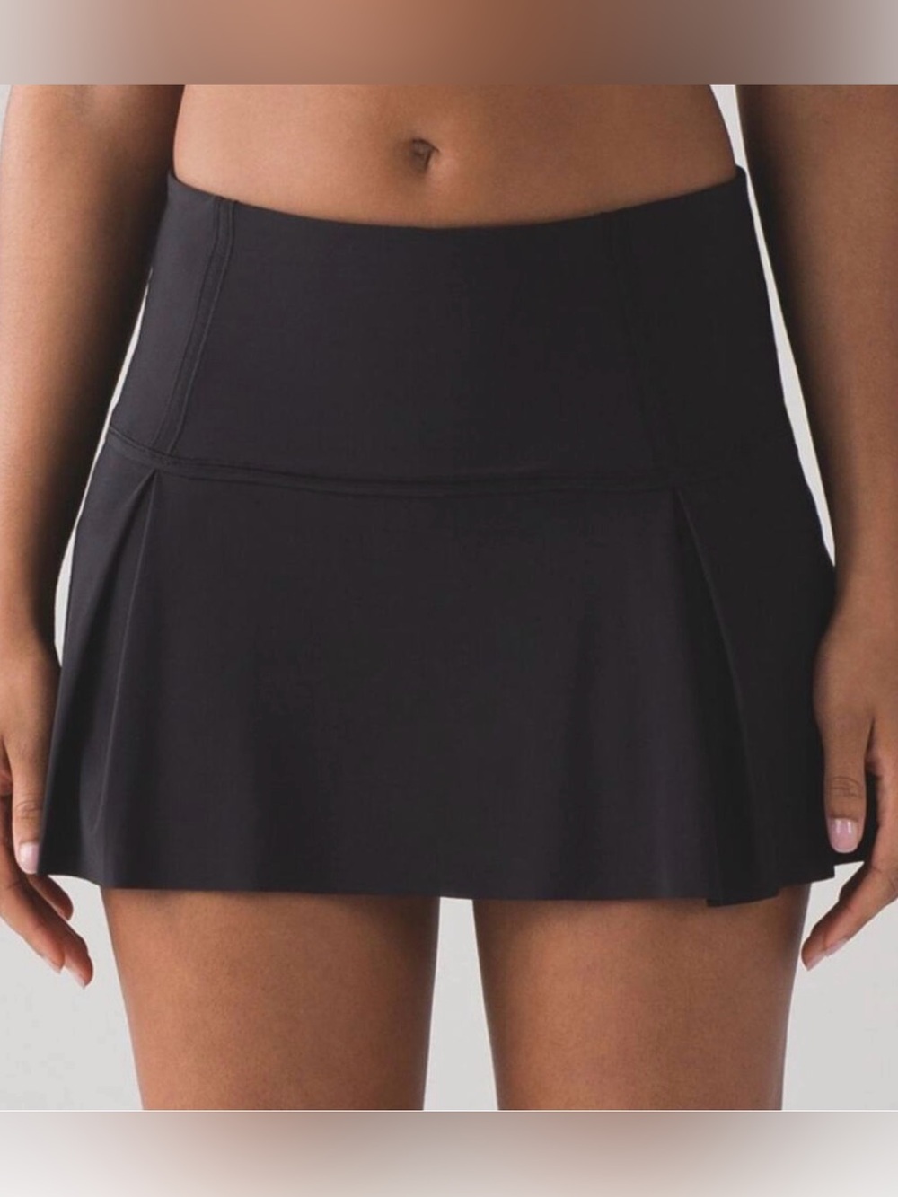 lululemon athletica Lost In Pace Tennis Skirt Black Athletic 8